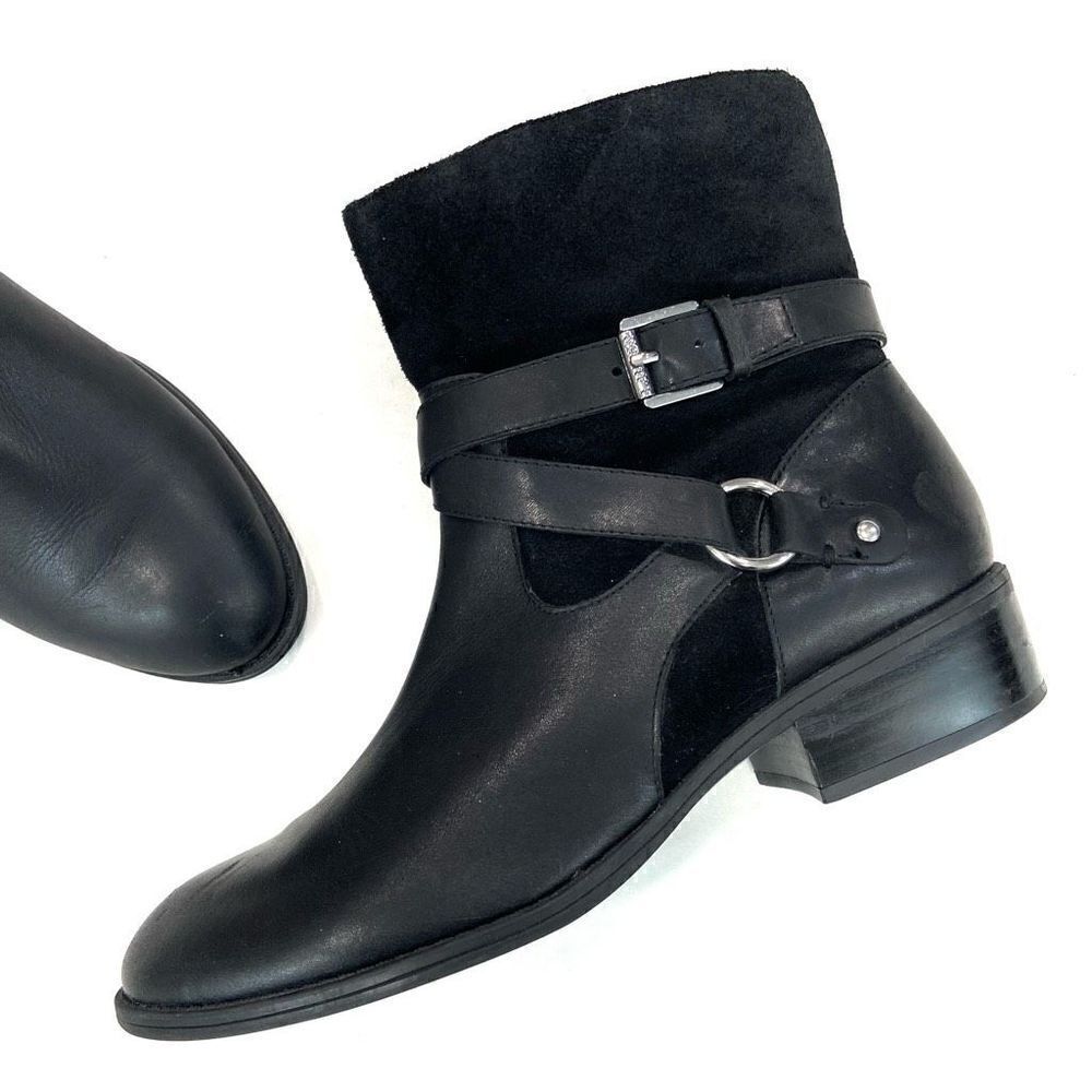RALPH LAUREN Short Biker Boots - Picture 2 of 10